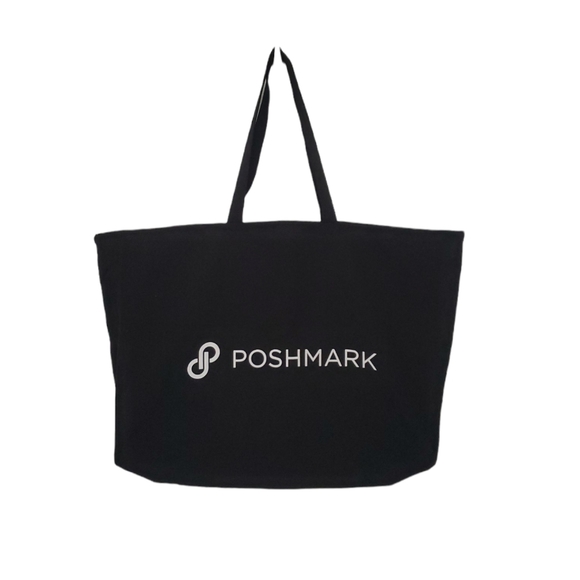 Poshmark Handbags - 10 New!! Poshmark Black Maxi Tote Bag